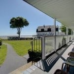 Motel Lower Level Deck And View