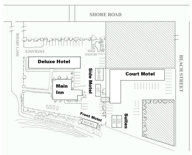 Ogunquit Maine Beach Motel Property Map Ogunquit Maine Beach Motel Property Map