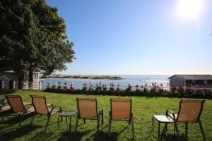 Lawn And Chairs Overlooking The Ogunquit River - Ogunquit Maine Motel Directions