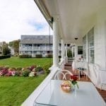 Porch Toward Deluxe Motel Building