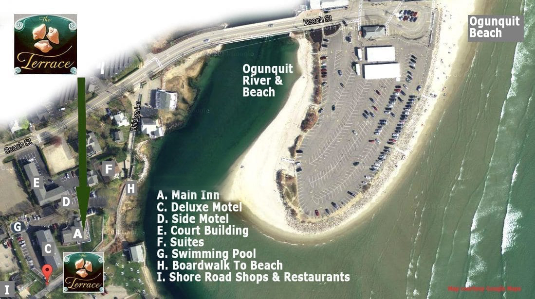 Ogunquit Maine Motel Property Diagram